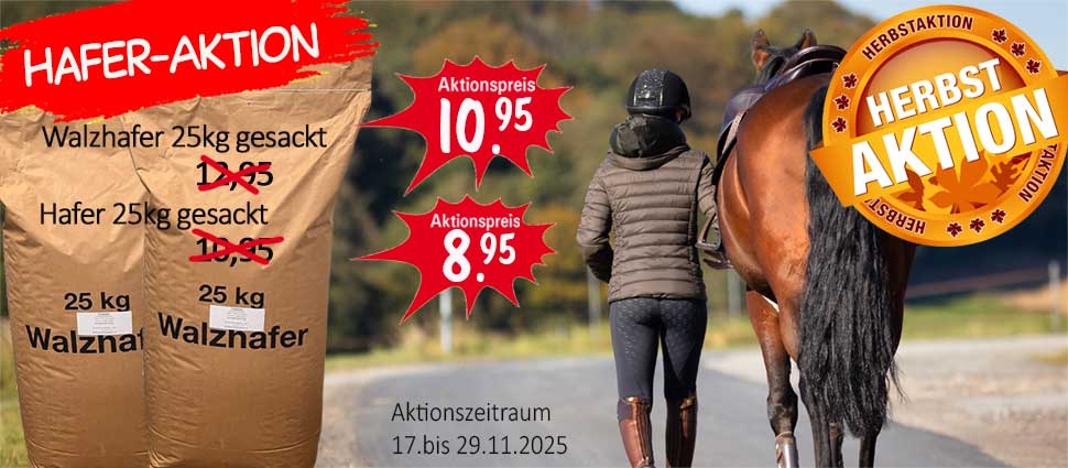 Pferdefutter Hafer Aktion